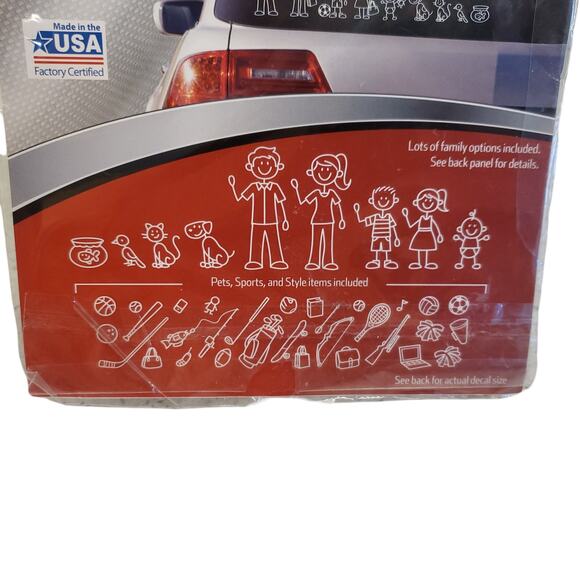 Traditional Family Car Decals For Vehicle 45 Decals Stick Figure Decals Auto - Picture 4 of 13